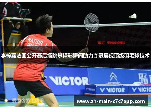 李梓嘉法国公开赛后场跳杀精彩瞬间助力夺冠展现顶级羽毛球技术 李梓嘉法国公开赛后场跳杀精彩瞬间助力夺冠展现顶级羽毛球技术